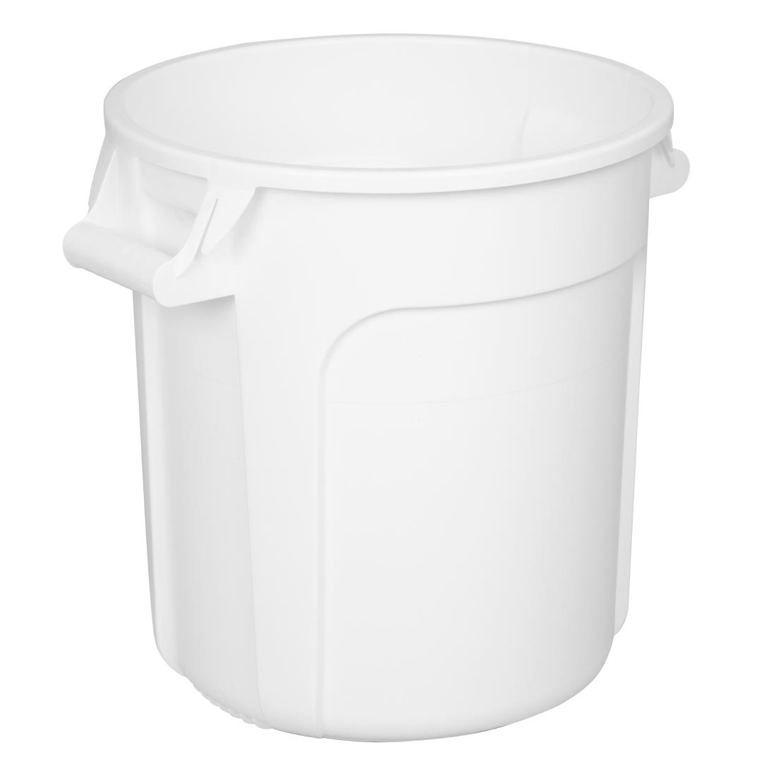 Vogue White Round Container Bin 38Ltr