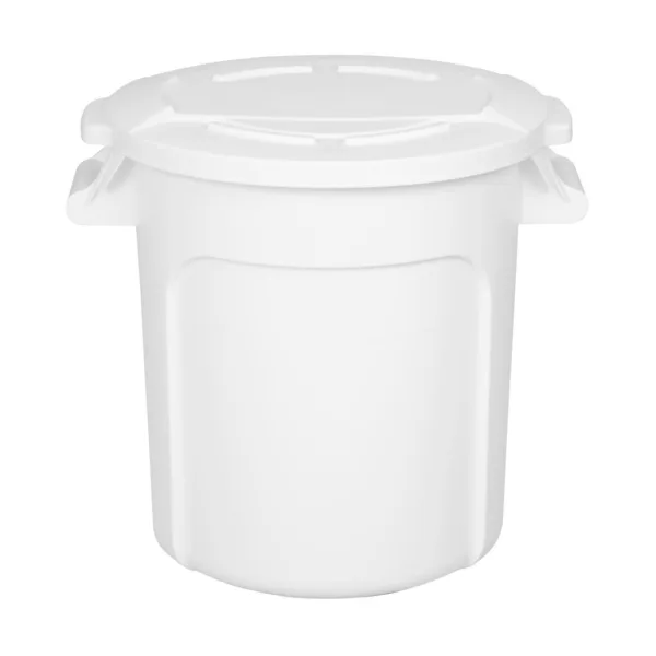 Vogue White Round Container Bin 38Ltr