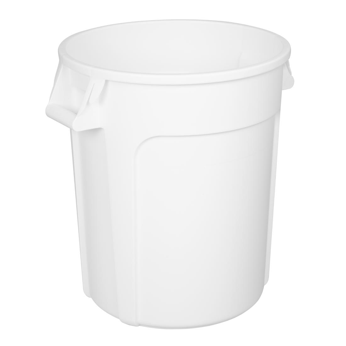 Vogue White Round Container Bin 76Ltr