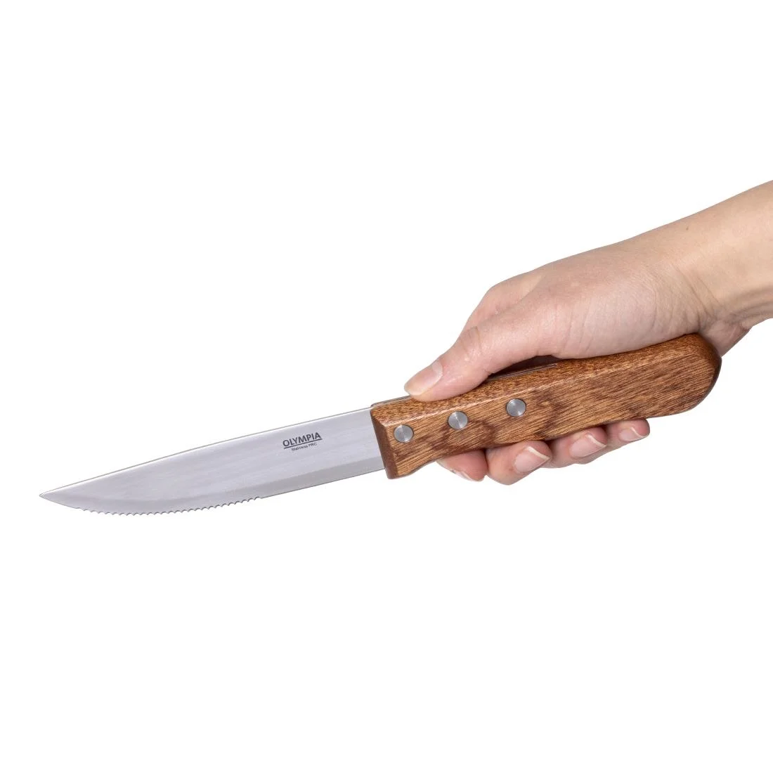 Jumbo Steak Knives Rosewood Handle 250mm - Image 5