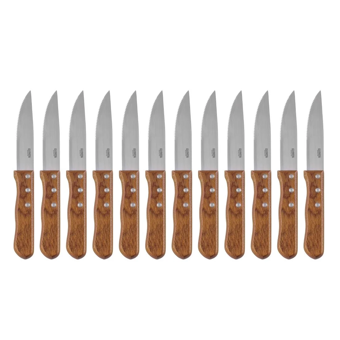 Jumbo Steak Knives Rosewood Handle 250mm - Image 7