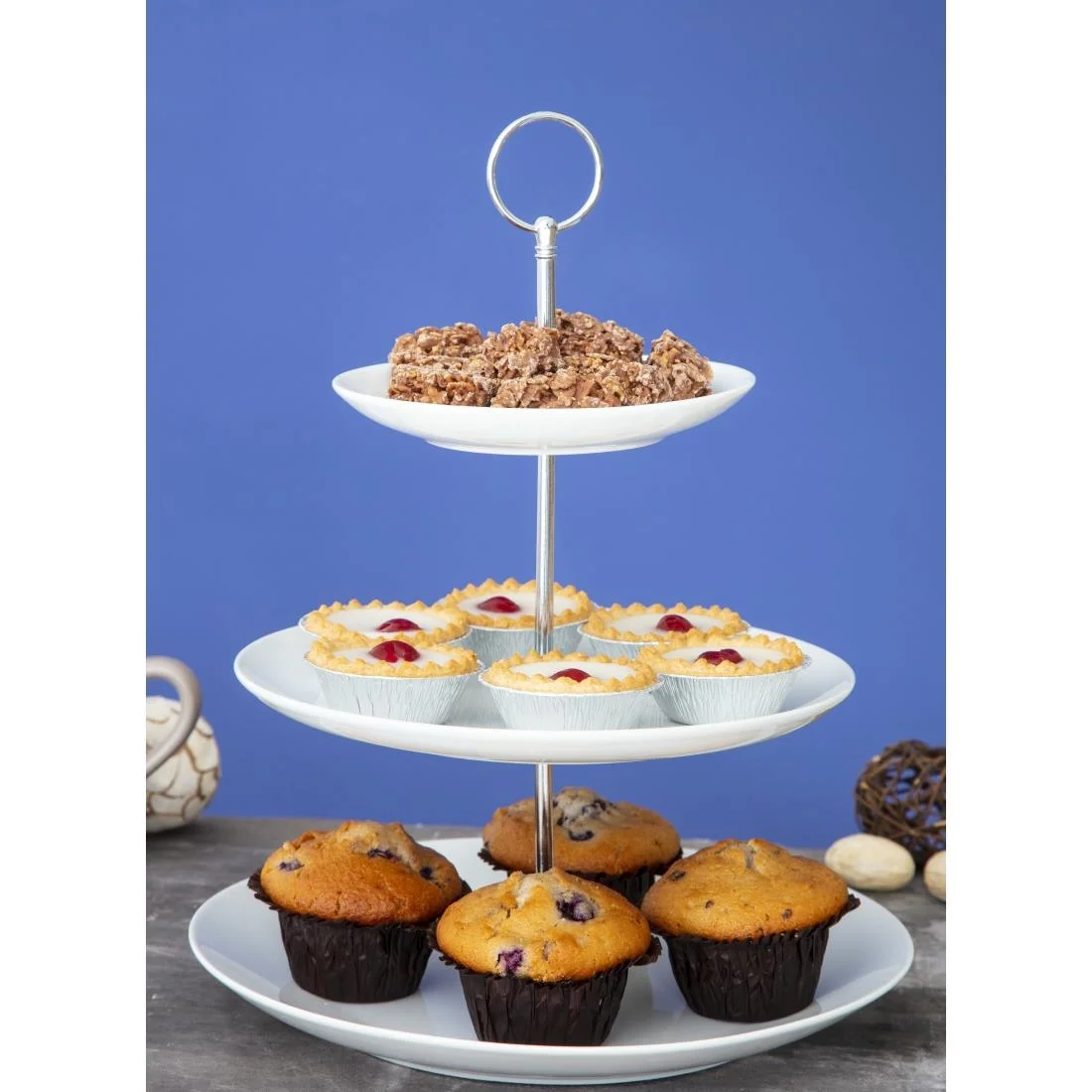 Olympia 3 Tier Afternoon Tea Cake Stand - Image 6