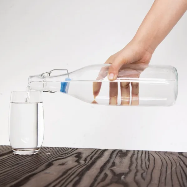 Olympia Glass Water Bottles 1Ltr