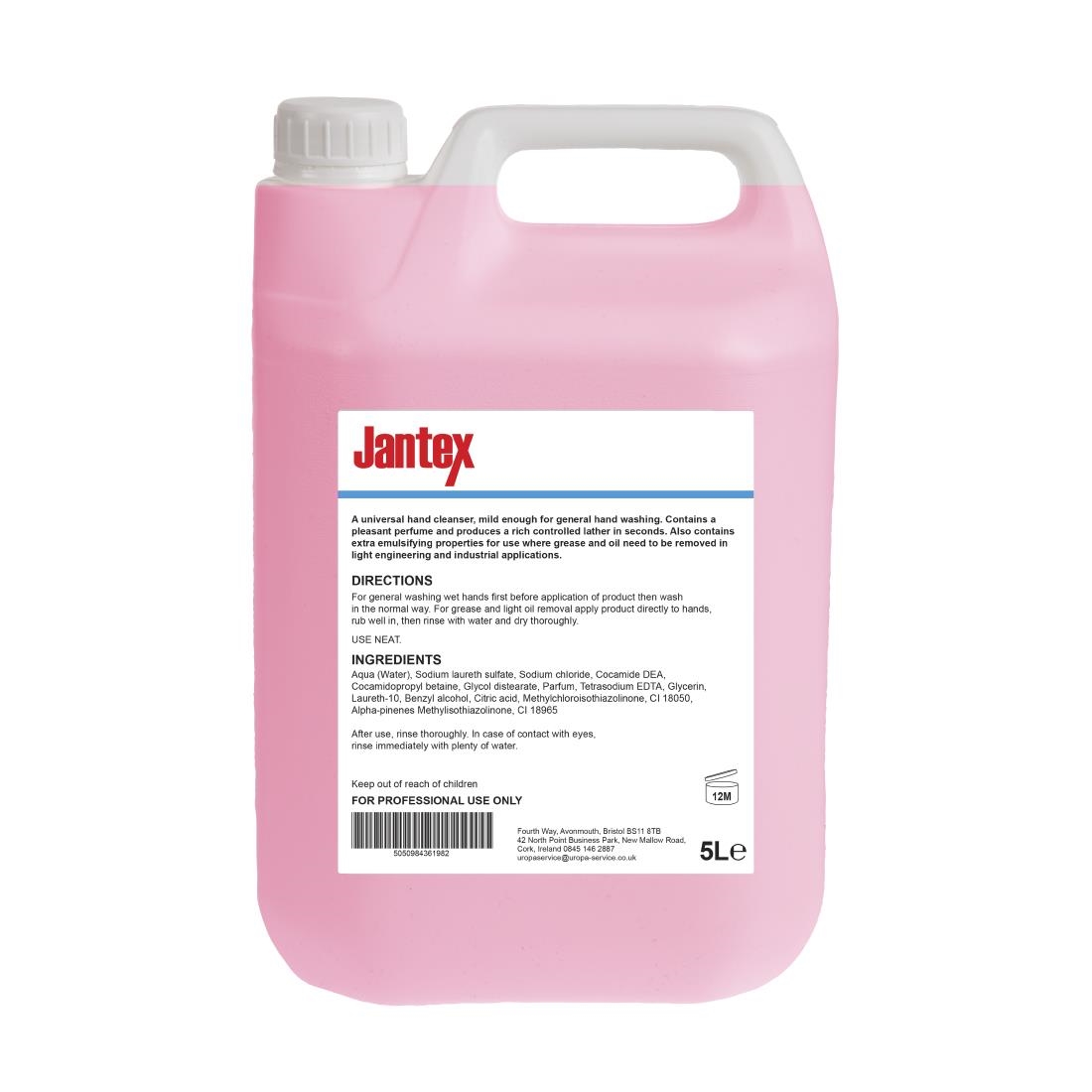 Jantex Fragranced Hand Soap 5 Litre