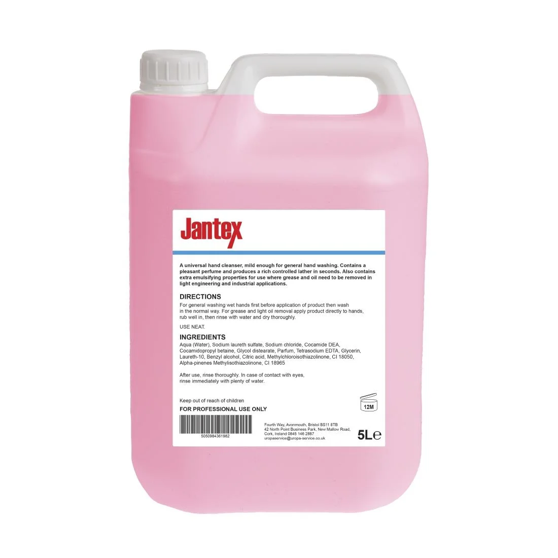 Jantex Fragranced Hand Soap 5 Litre - Image 2