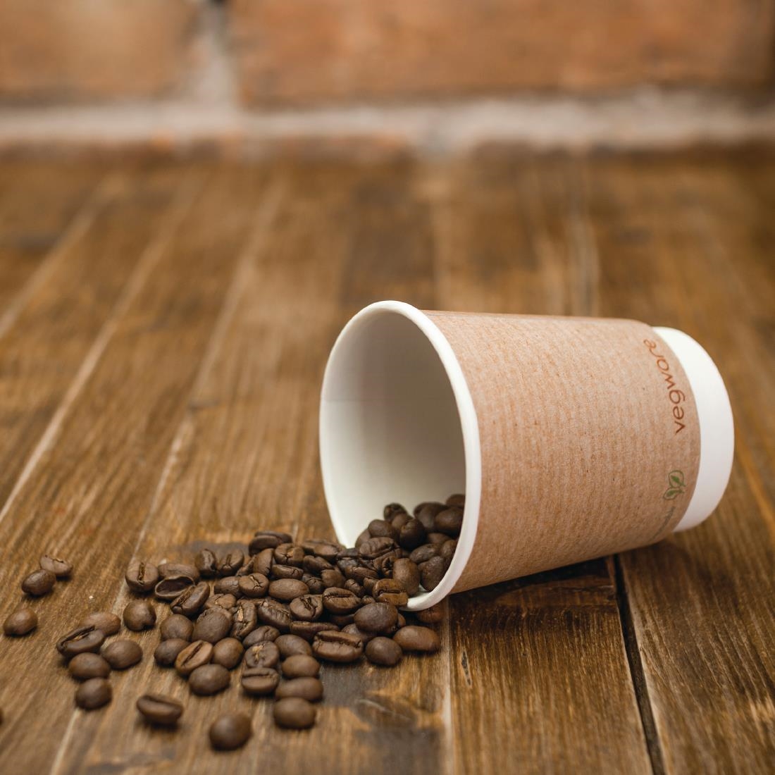 Vegware Compostable Disposable Hot Cups 225ml / 8oz