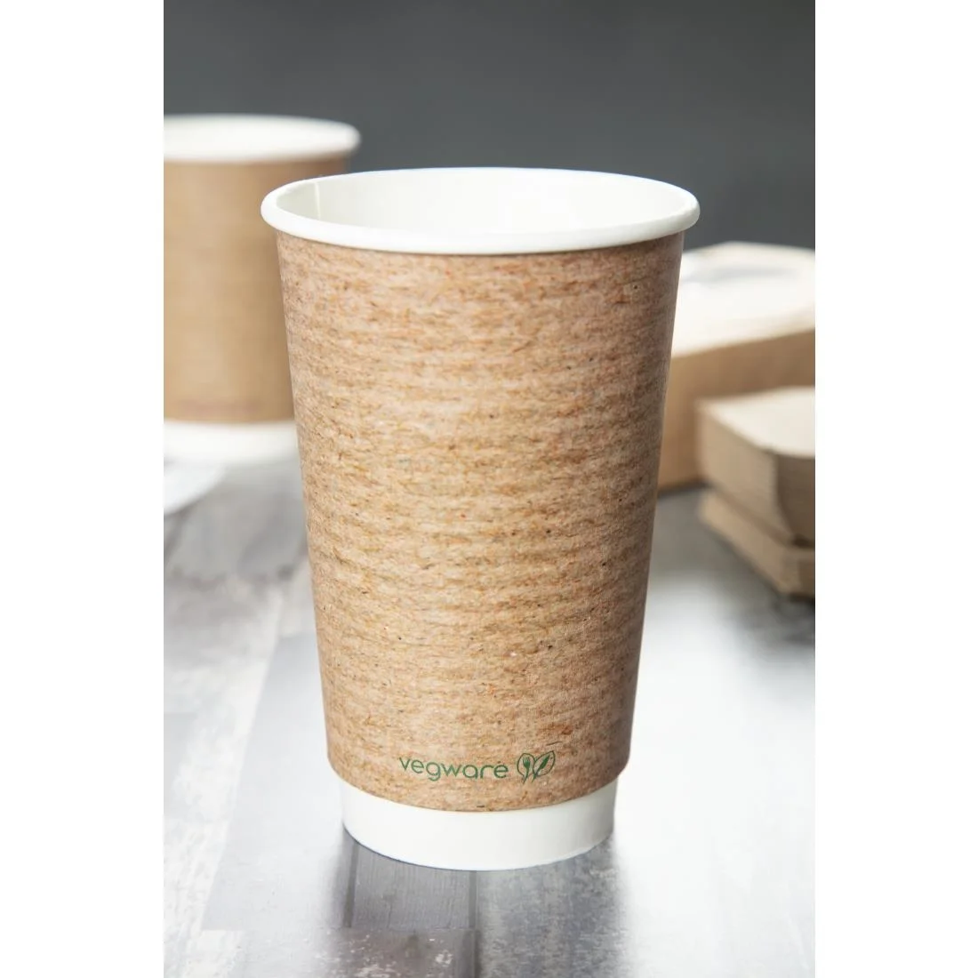 Vegware Compostable Hot Cups 455ml / 16oz (Pack of 400) - Image 6