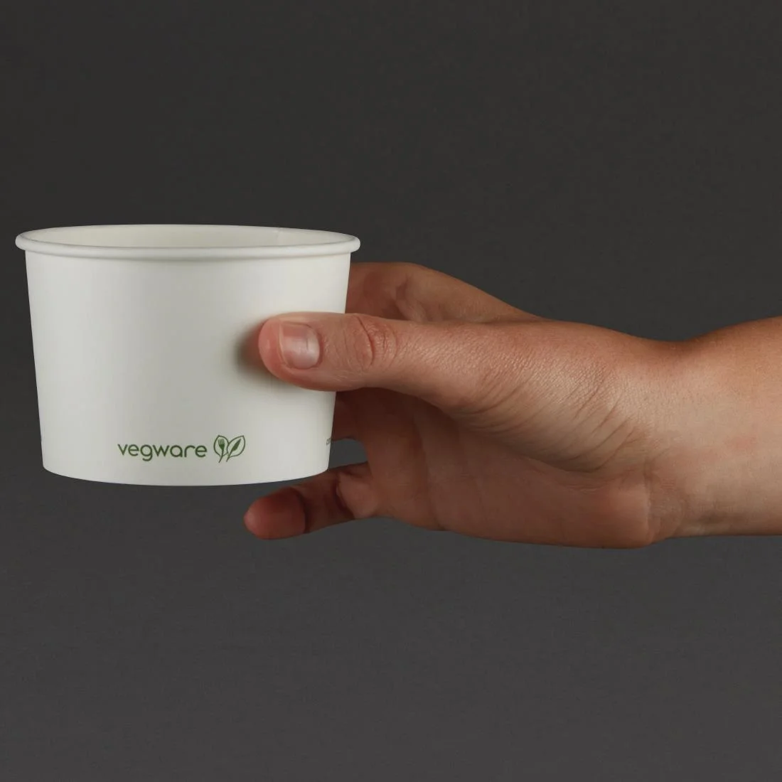 Vegware Compostable Hot Food Pots 230ml / 8oz (Pack of 1000) - Image 4