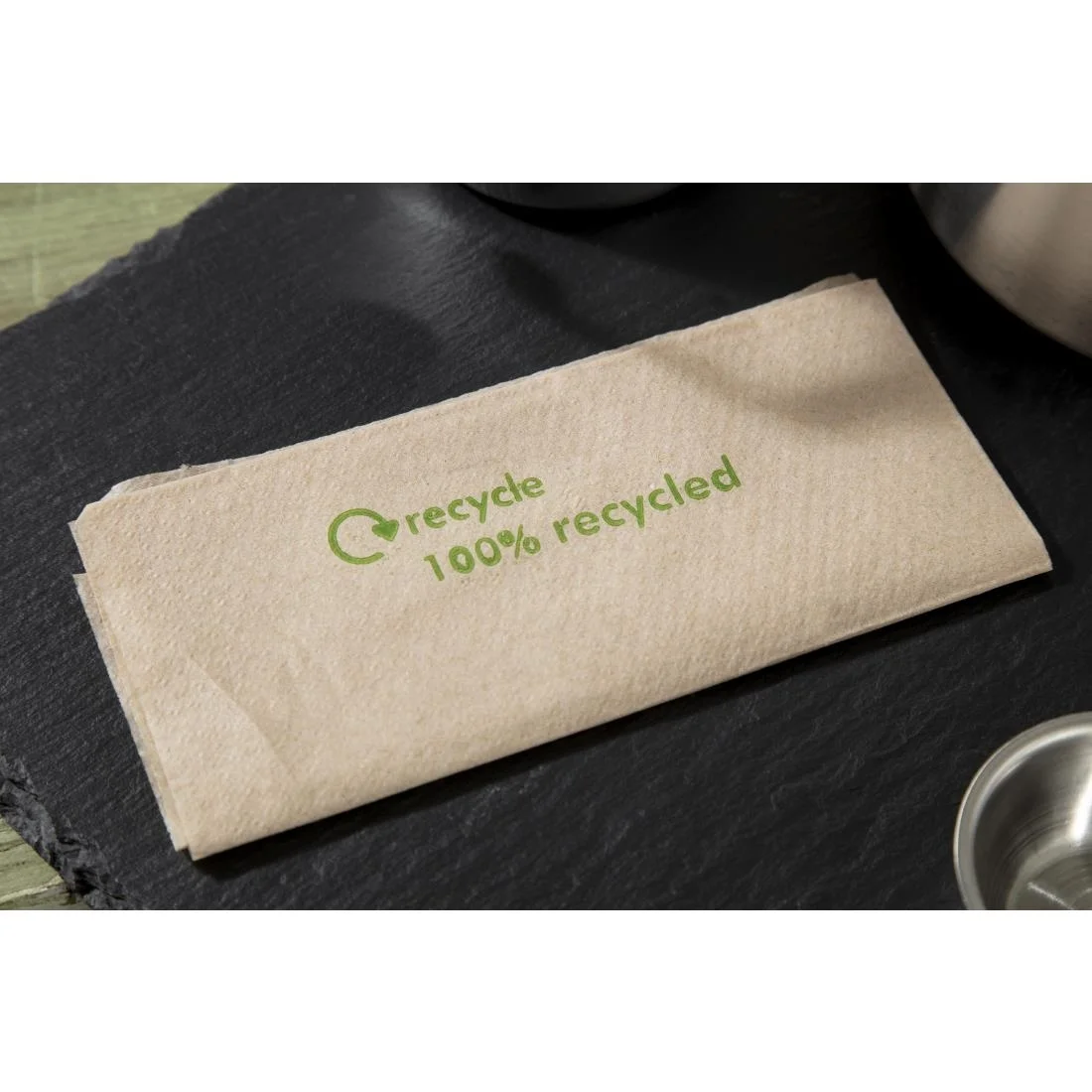 Kraft Lunch Napkins Recycled 330 x 320mm - Image 5