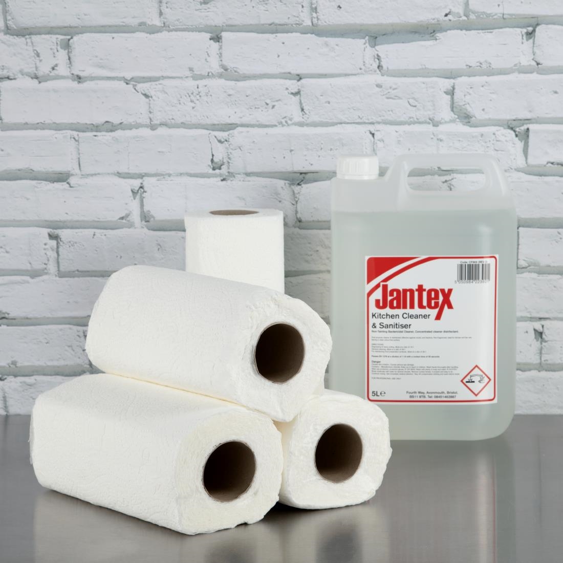 Jantex Kitchen Roll White