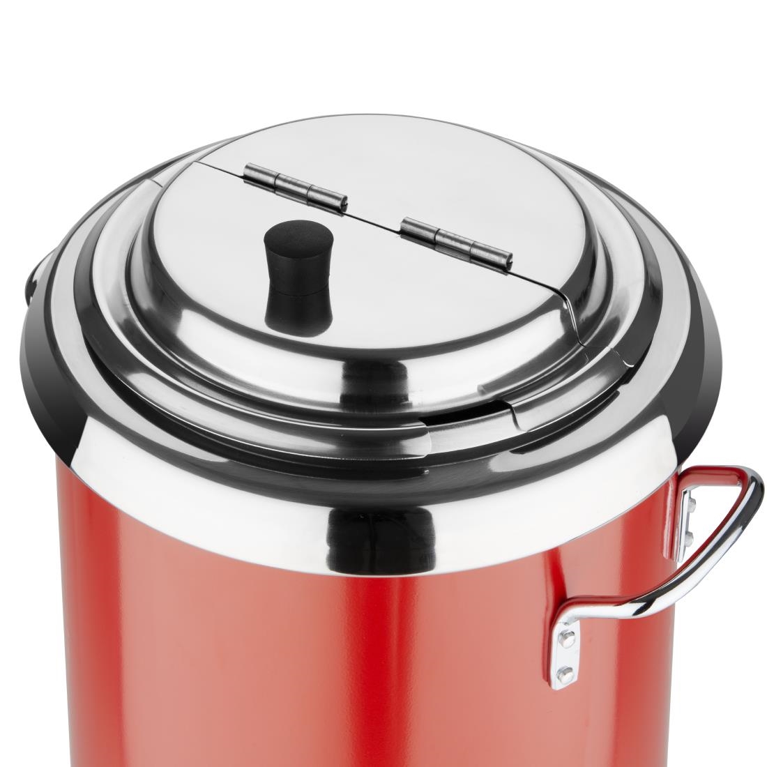 Buffalo Red Soup Kettle with Handles