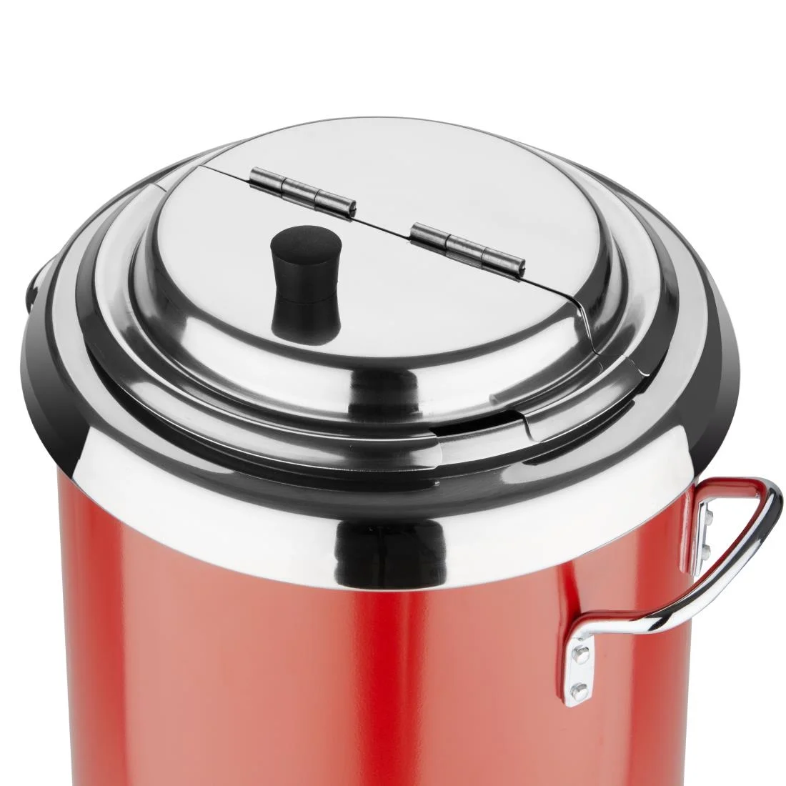 Buffalo Red Soup Kettle with Handles - Image 3