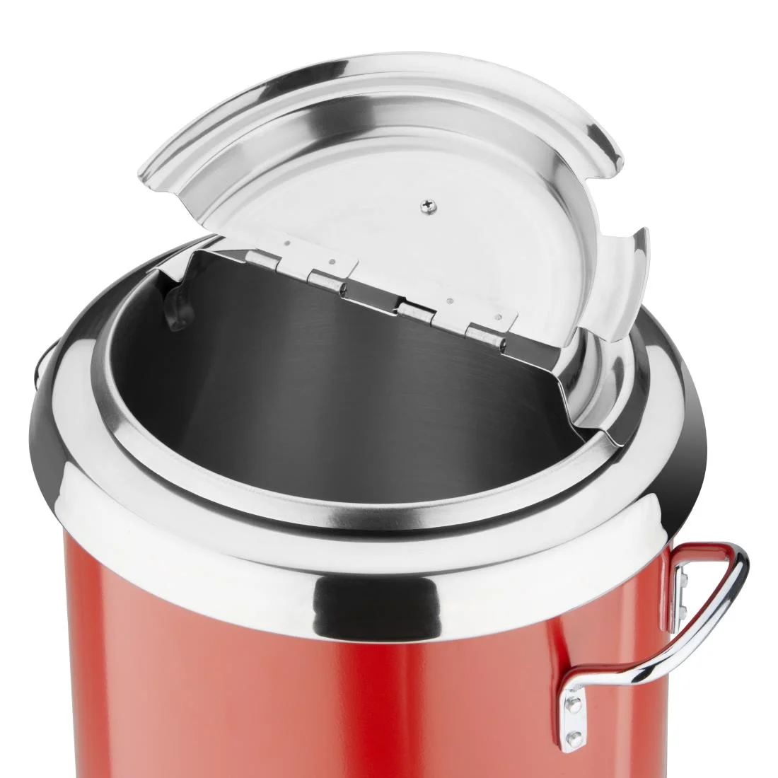 Buffalo Red Soup Kettle with Handles - Image 4