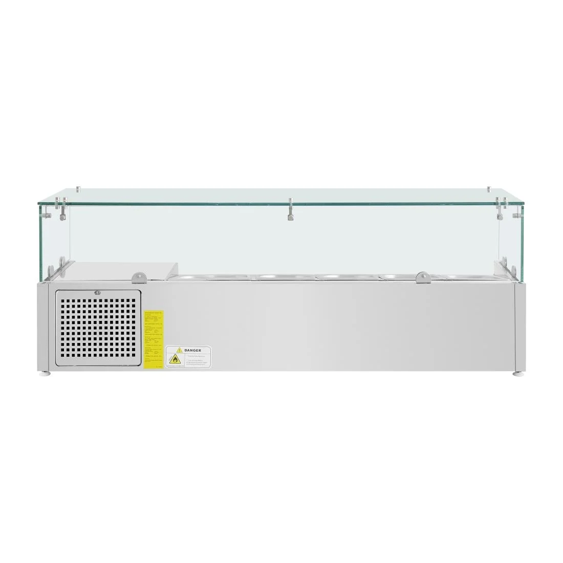Polar G-Series Countertop Prep Fridge 4x GN 1/3 & 1x 1/2GN - Image 4