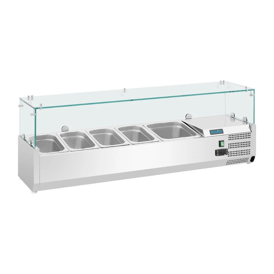 Polar G-Series Countertop Prep Fridge 4x GN 1/3 & 1x 1/2GN - Image 5
