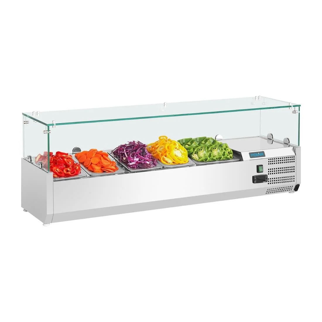 Polar G-Series Countertop Prep Fridge 4x GN 1/3 & 1x 1/2GN - Image 6