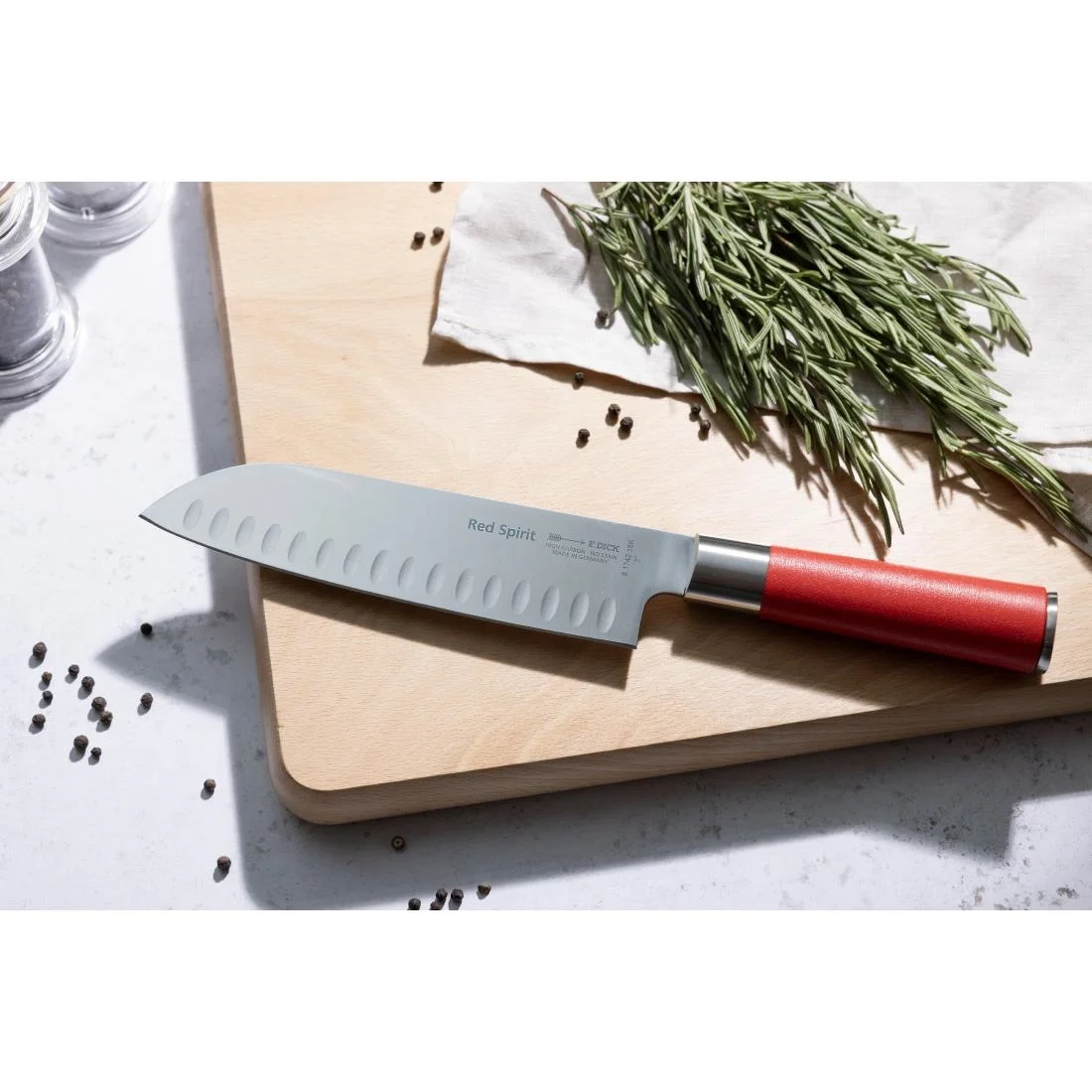 Dick Red Spirit Fluted Santoku Knife 18cm - Image 2