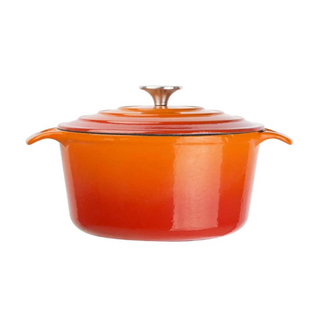 Vogue Orange Round Casserole Dish 3.2Ltr - Image 4