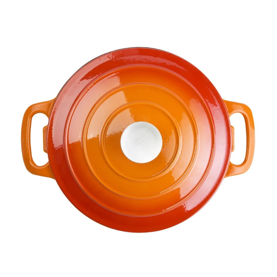 Vogue Orange Round Casserole Dish 3.2Ltr - Image 5
