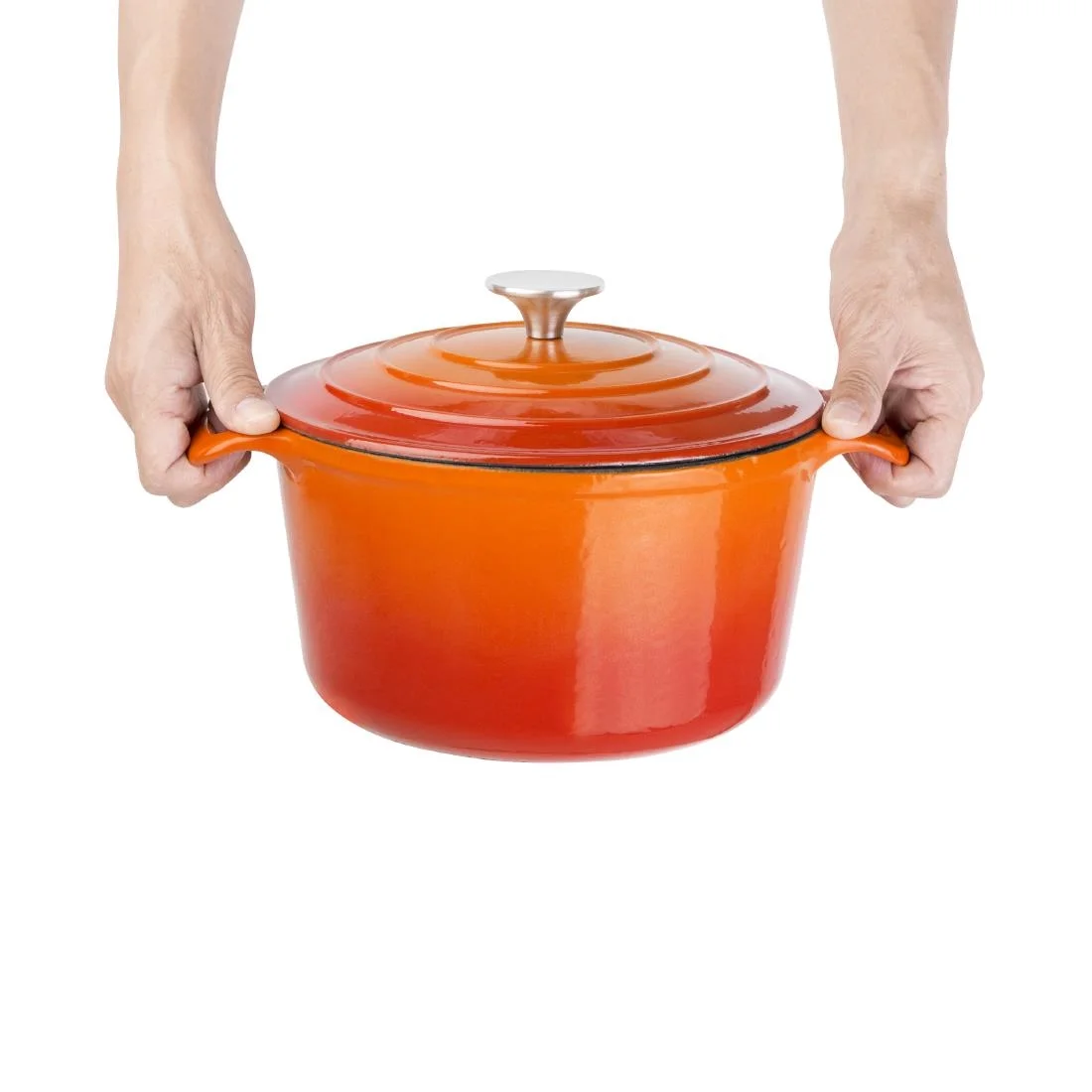 Vogue Orange Round Casserole Dish 3.2Ltr - Image 6