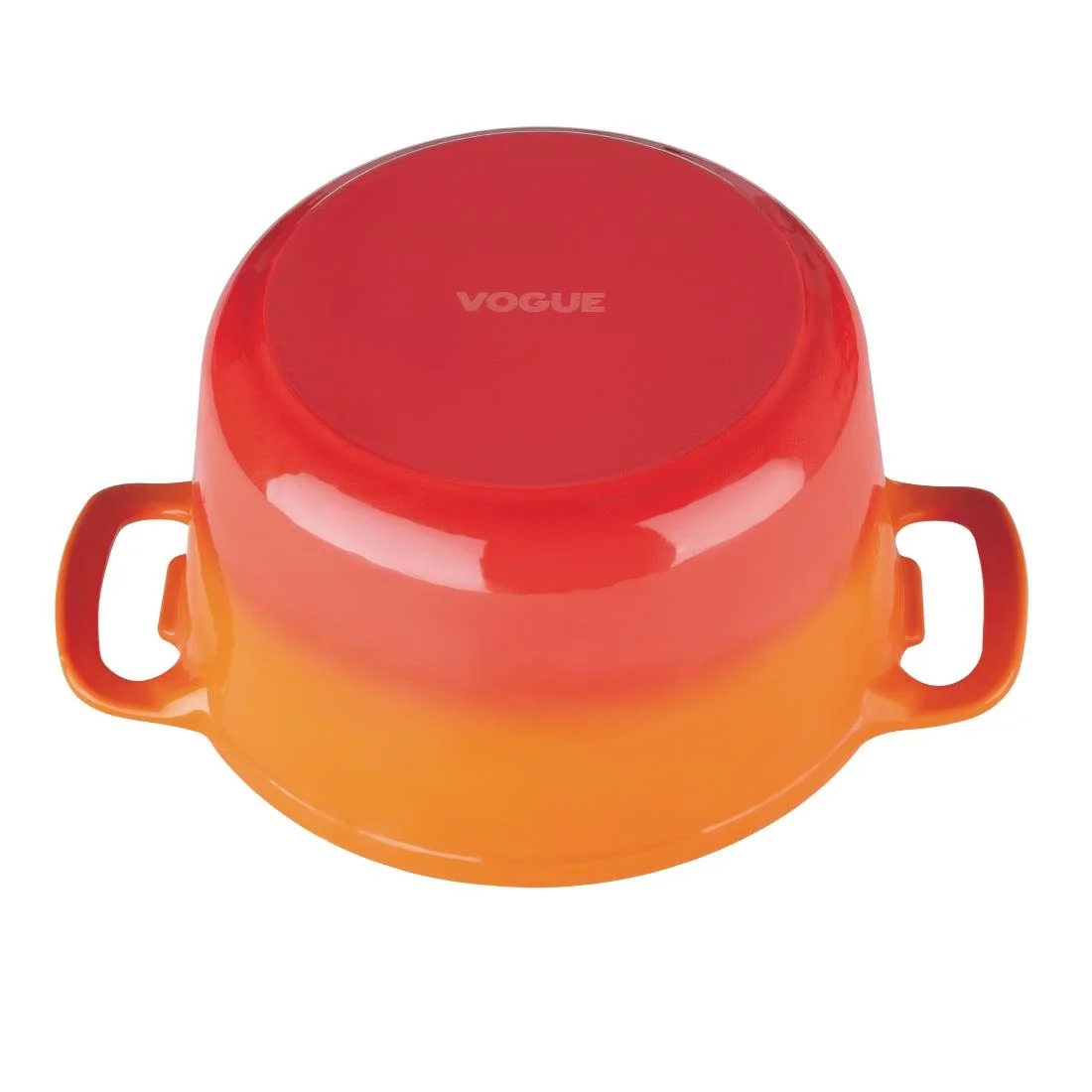 Vogue Orange Round Casserole Dish 3.2Ltr - Image 2