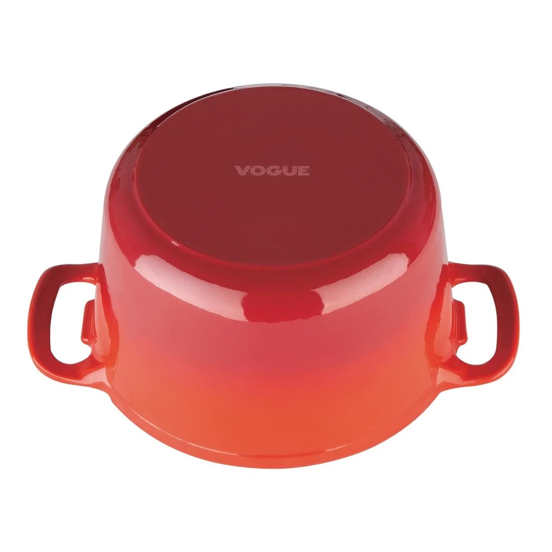 Vogue Red Round Casserole Dish 4Ltr - Image 2