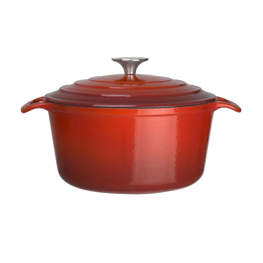 Vogue Red Round Casserole Dish 4Ltr - Image 4