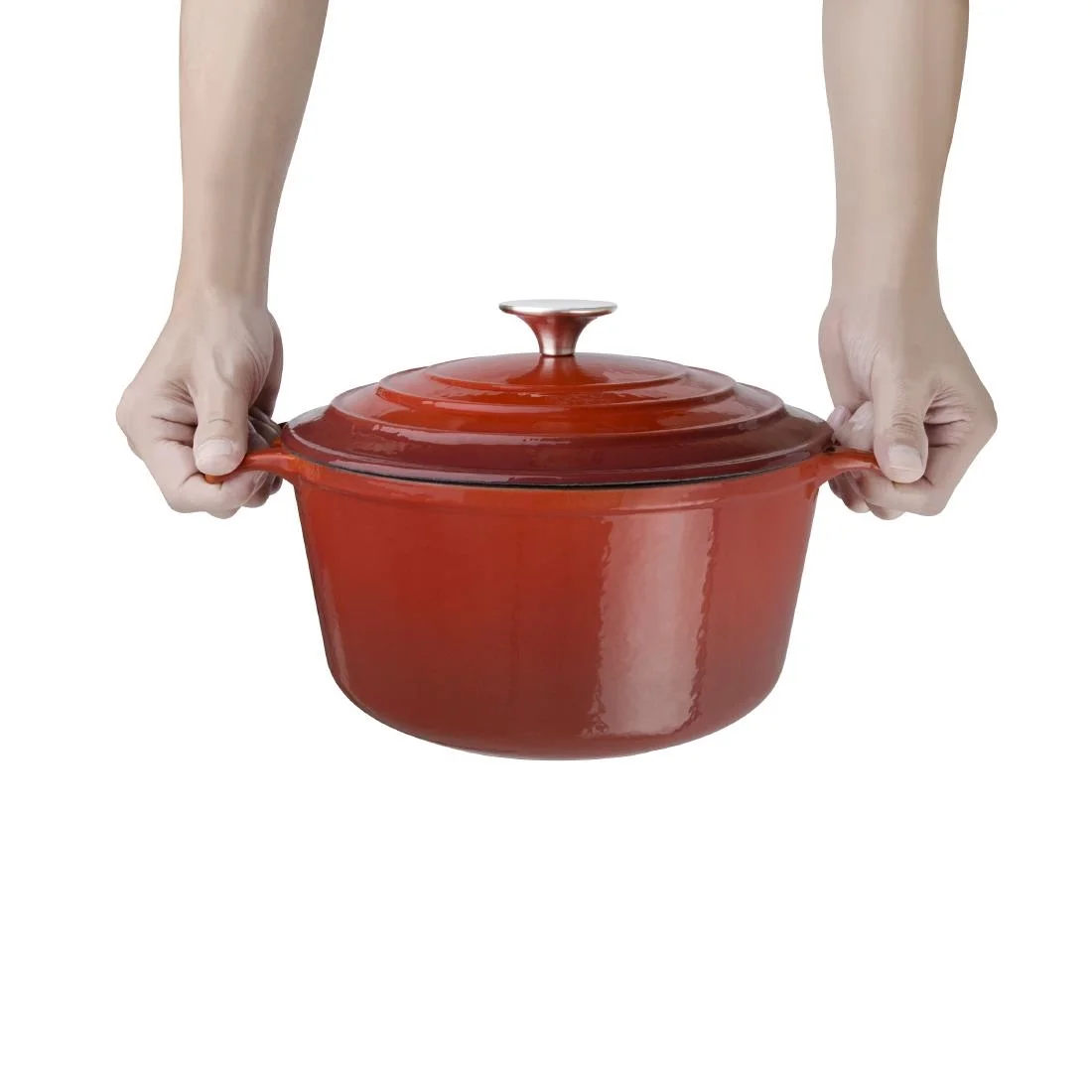 Vogue Red Round Casserole Dish 4Ltr - Image 5