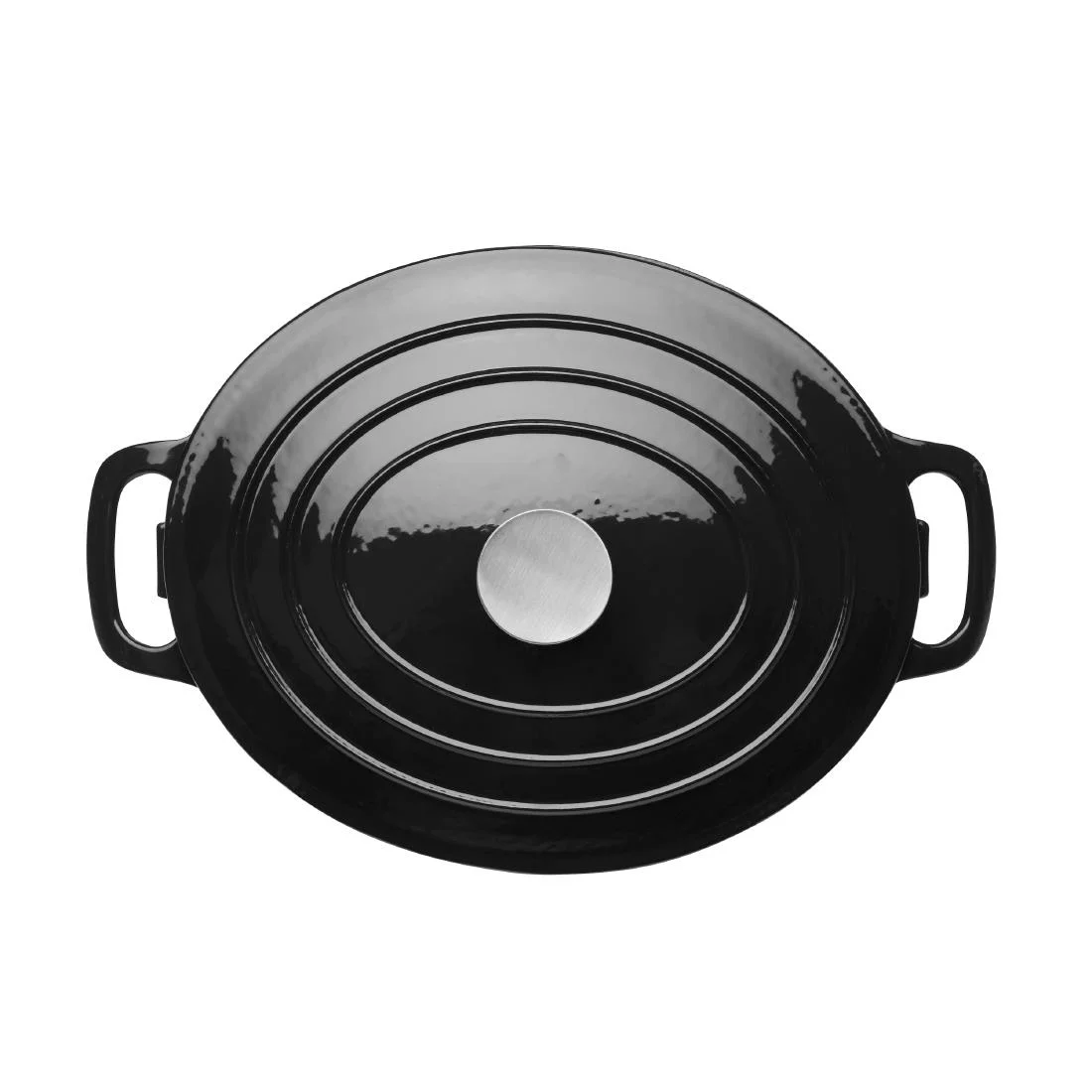 Vogue Black Oval Casserole Dish 5Ltr - Image 6