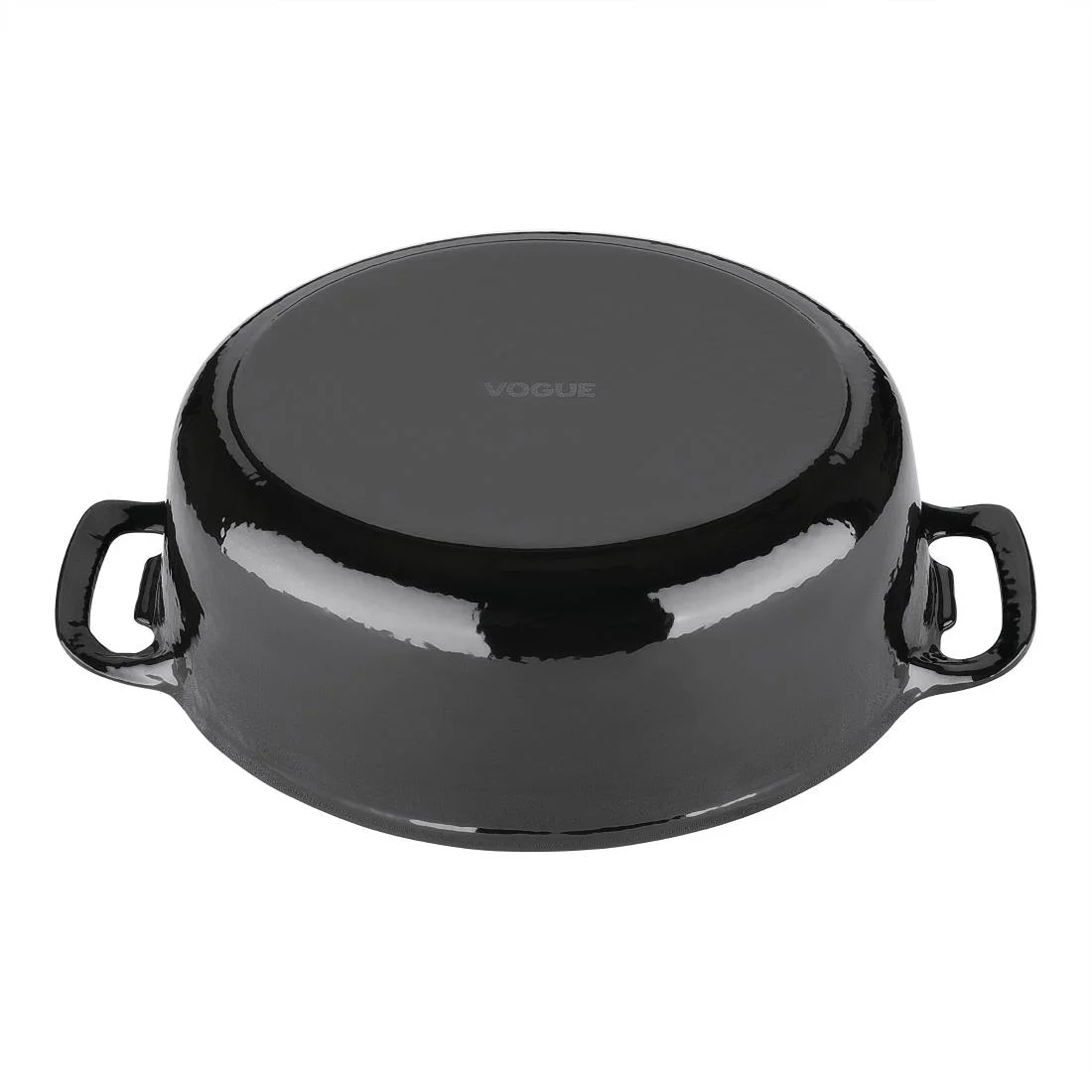 Vogue Black Oval Casserole Dish 5Ltr - Image 2