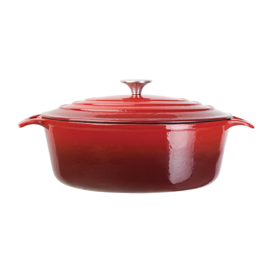 Vogue Red Oval Casserole Dish 6Ltr - Image 4