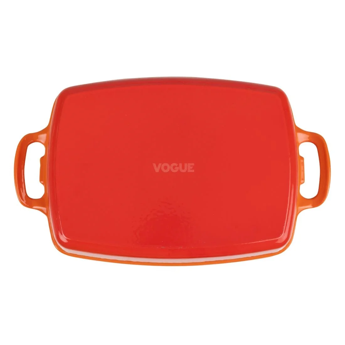 Vogue Orange Rectangular Cast Iron Dish 2.8Ltr - Image 6