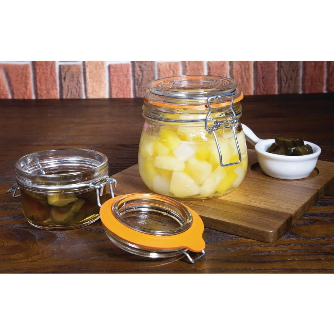 Six Vogue Preserve Jars 125ml - Image 4