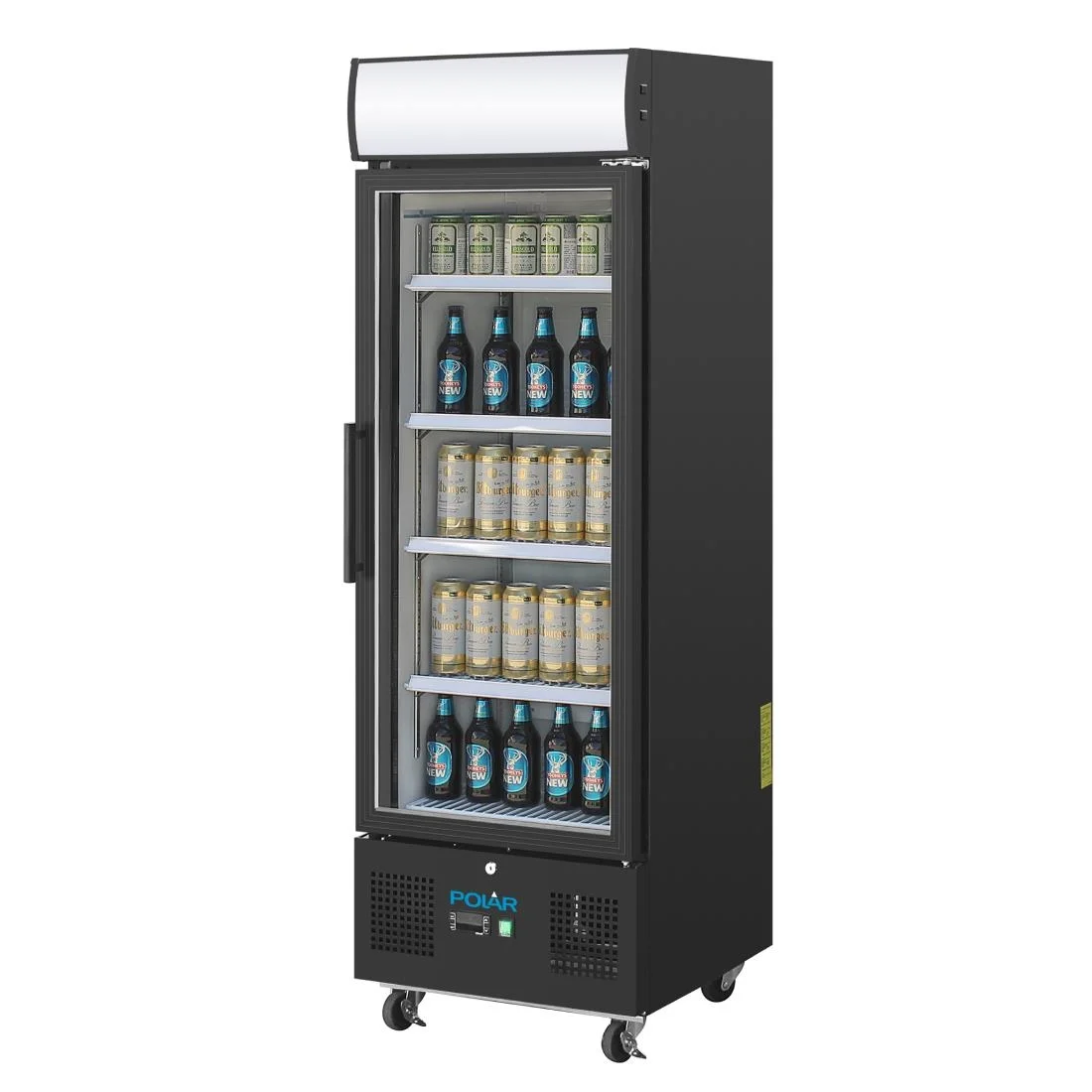 Polar G-Series Upright Display Fridge 218Ltr Black - Image 4