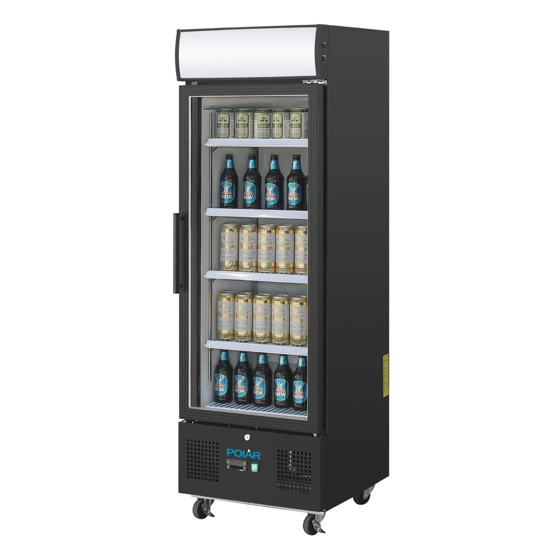 Polar G-Series Upright Display Fridge 218Ltr Black - Image 4