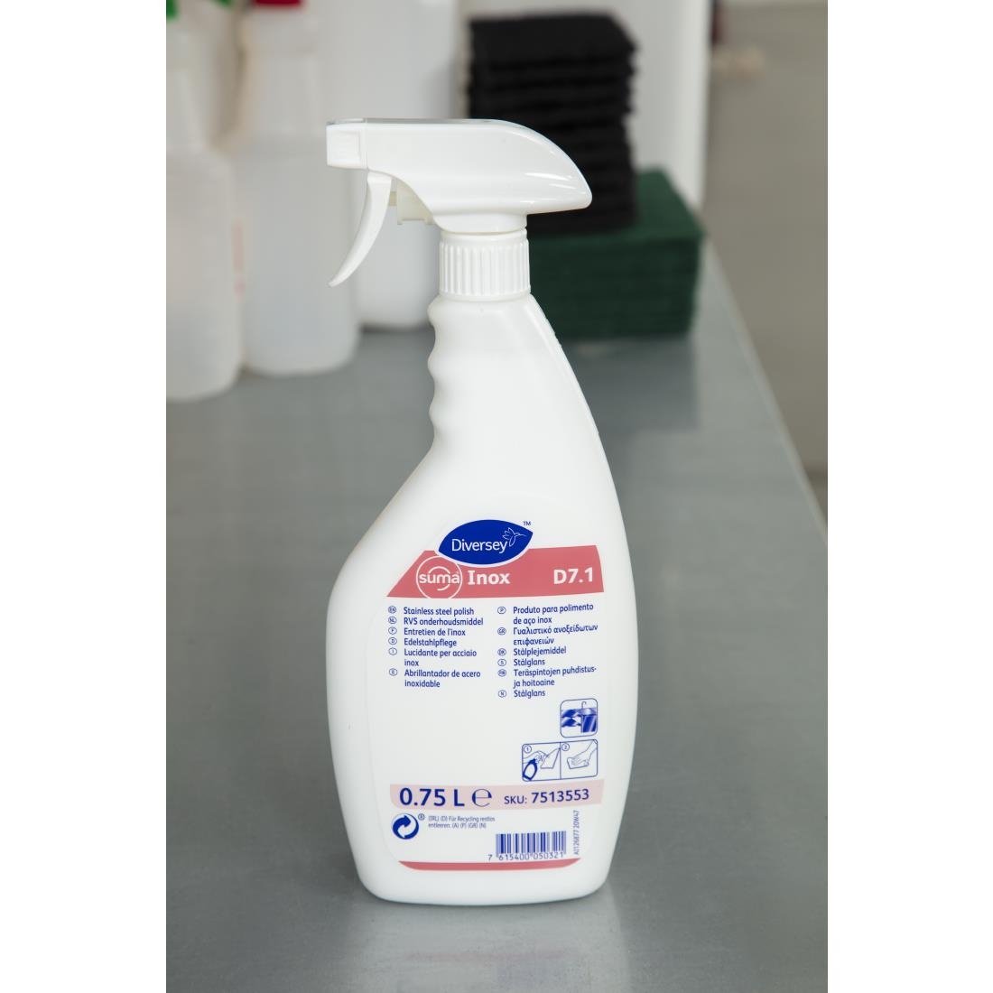 Suma Inox D7.1 Stainless Steel Polish 750ml