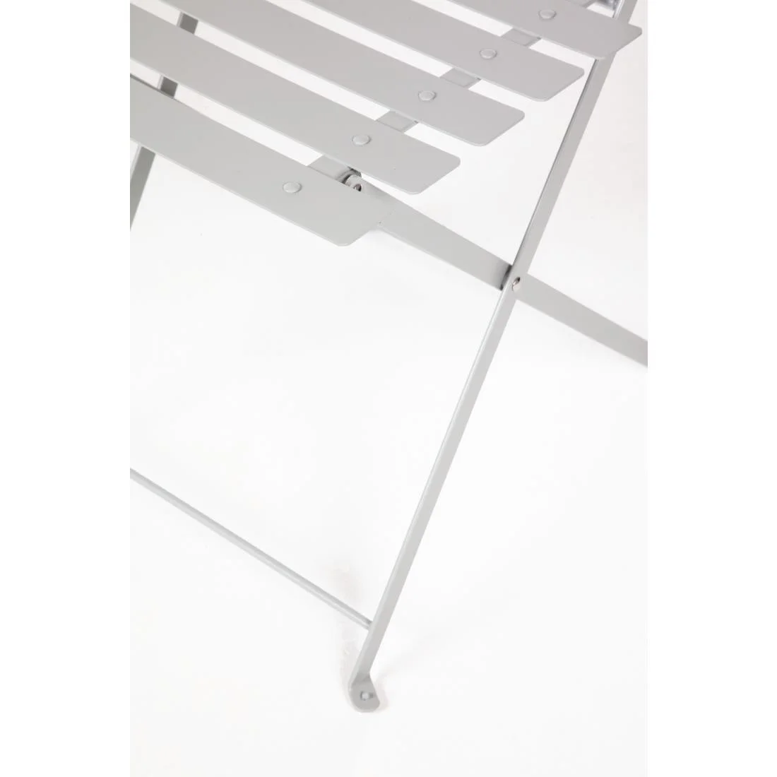 Bolero Perth Grey Pavement Style Steel Folding Chairs (Pack of 2) - Image 9