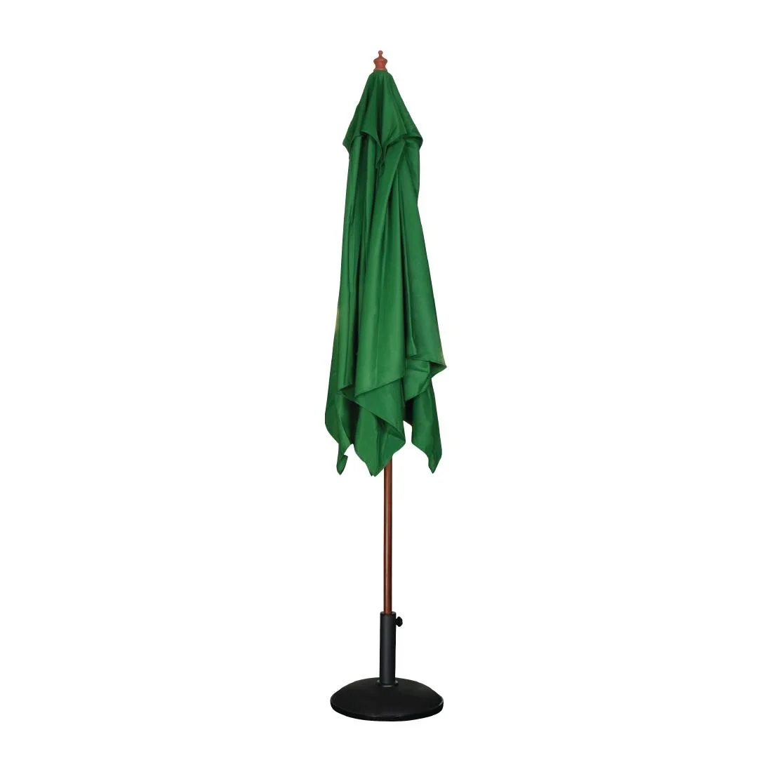 Bolero Square Double Pulley Parasol 2.5m Diameter Green - Image 2
