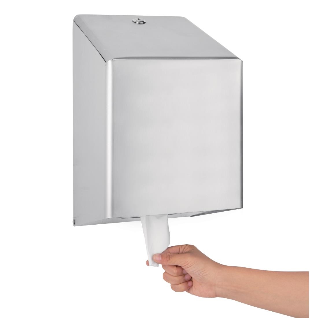 Jantex Stainless Steel Centrefeed Roll Dispenser