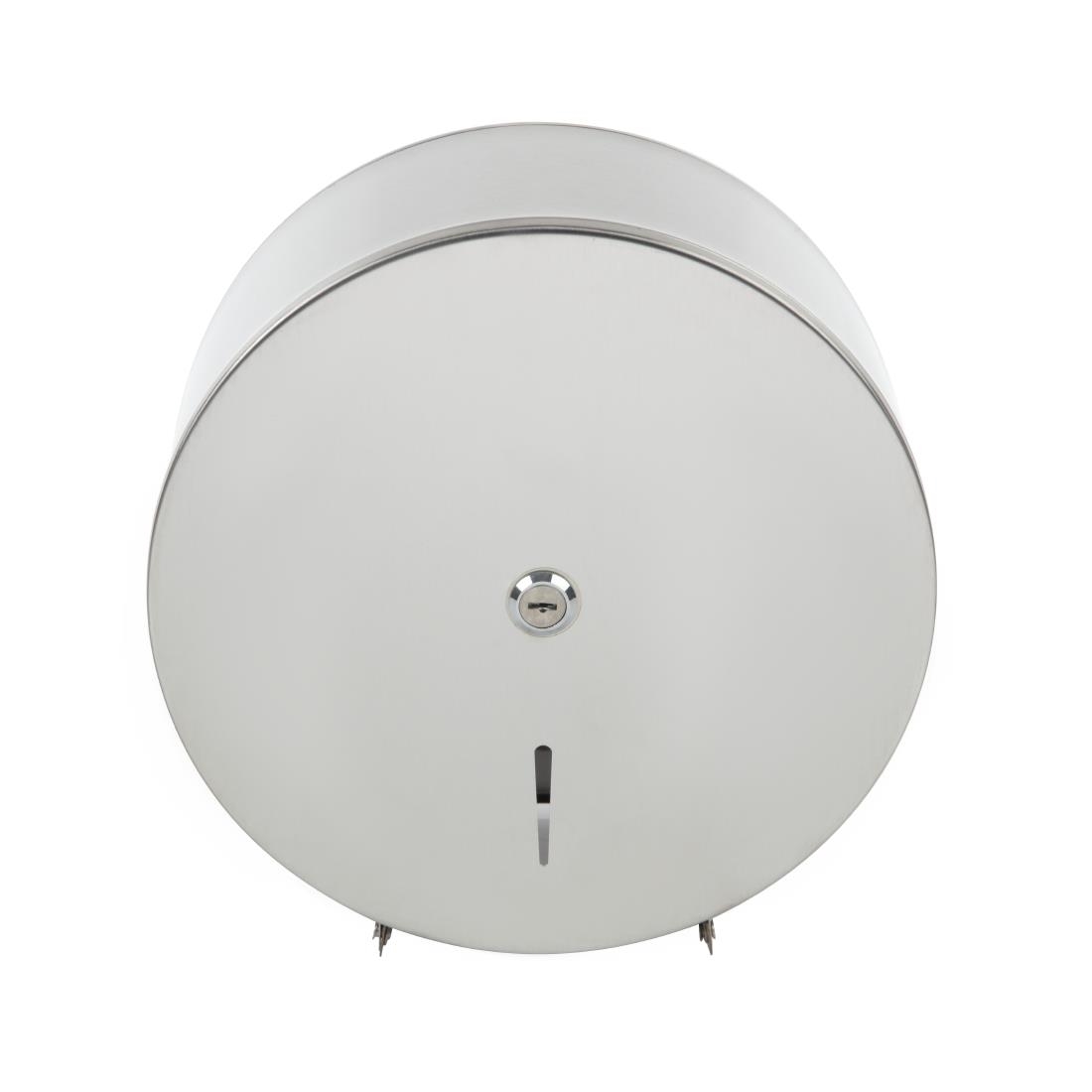 Jantex Stainless Steel Jumbo Roll Tissue Dispenser