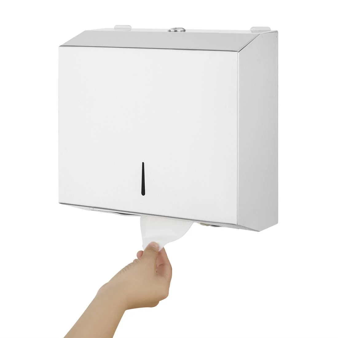 Jantex Stainless Paper Towel Dispenser - Image 5