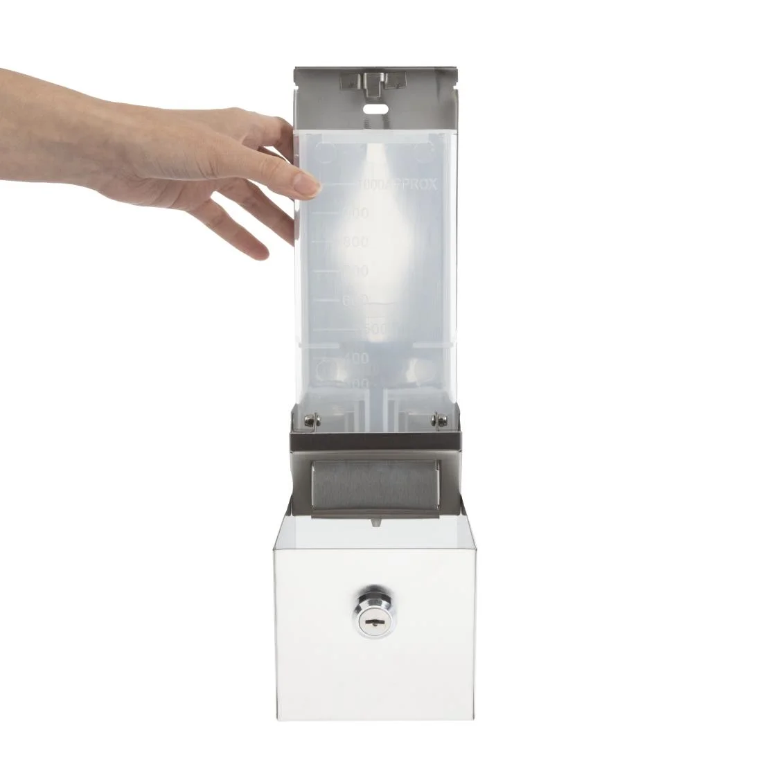 Jantex Stainless Steel Soap Dispenser 1 Litre - Image 5