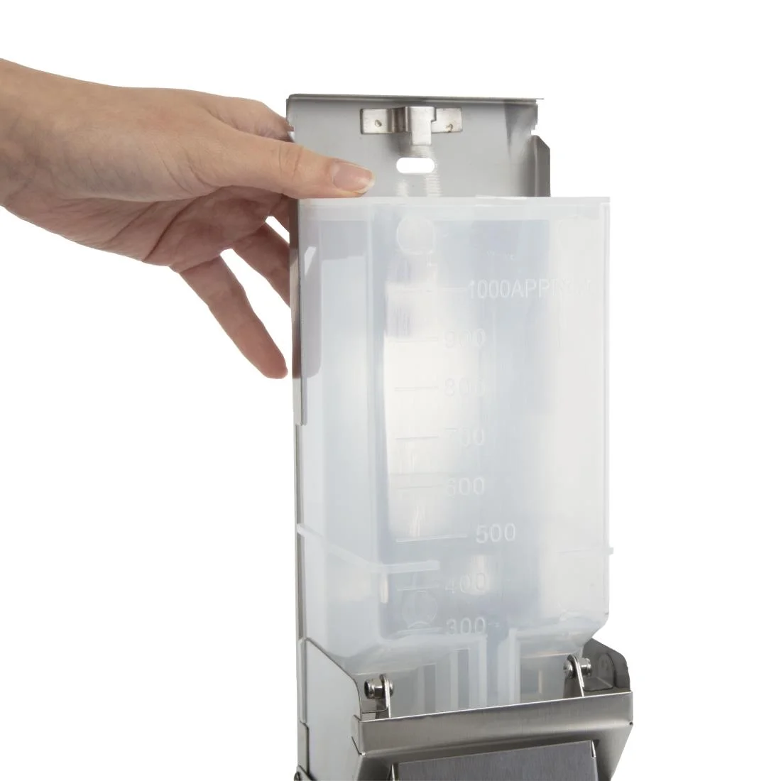 Jantex Stainless Steel Soap Dispenser 1 Litre - Image 6