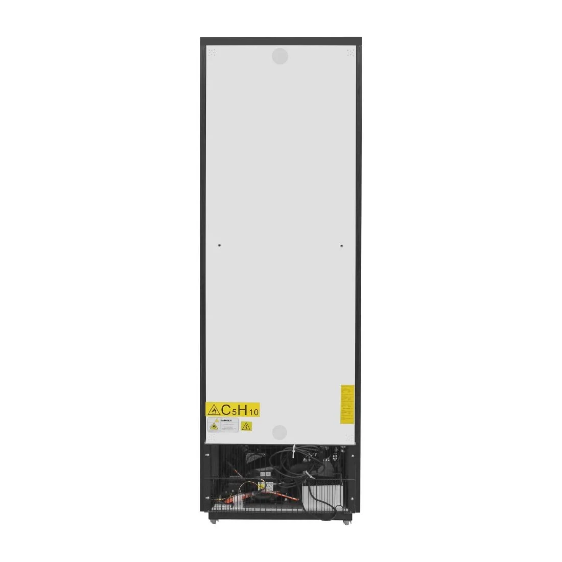 Polar Upright Back Bar Cooler with Hinged Door in Black 307Ltr - Image 8
