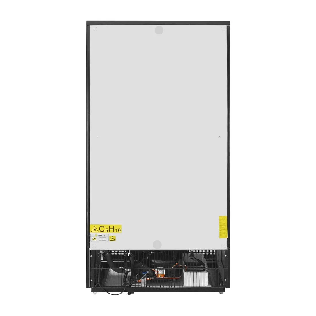 Polar Upright Back Bar Cooler with Sliding Doors in Black 490Ltr - Image 6