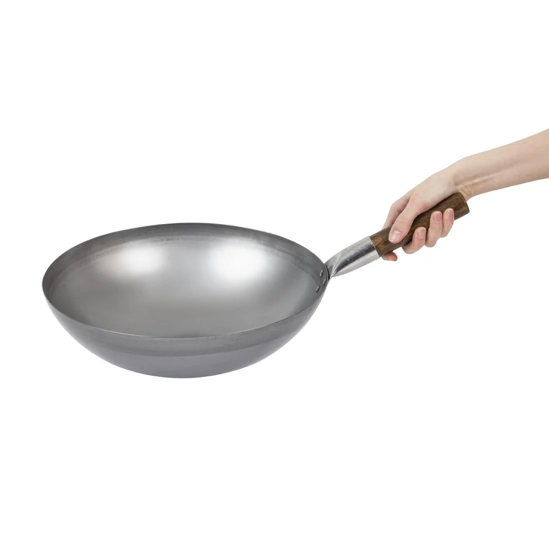 London Wok Round Bottom Wok 356mm - Image 8