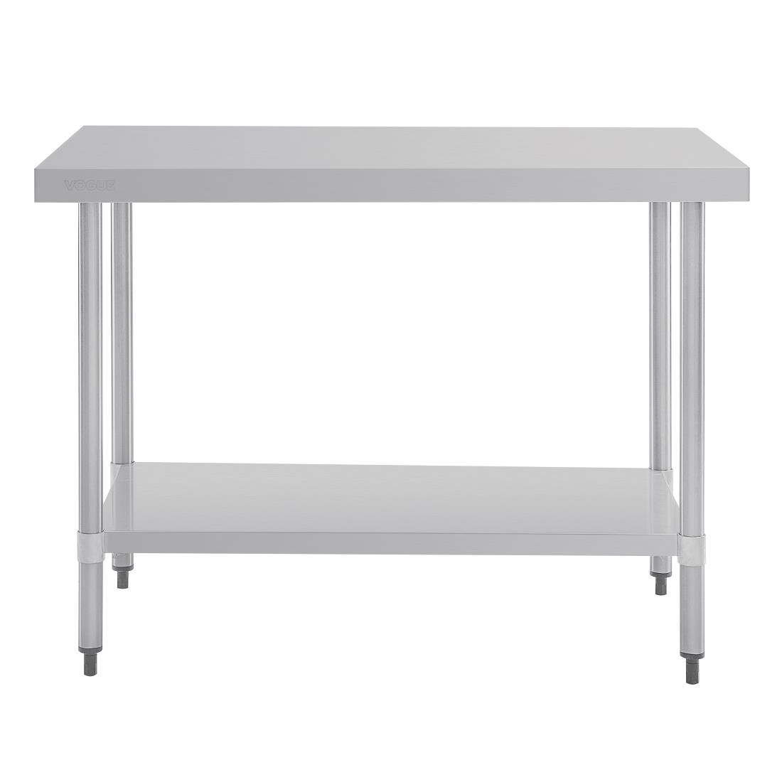 Vogue Stainless Steel Prep Table 1200mm