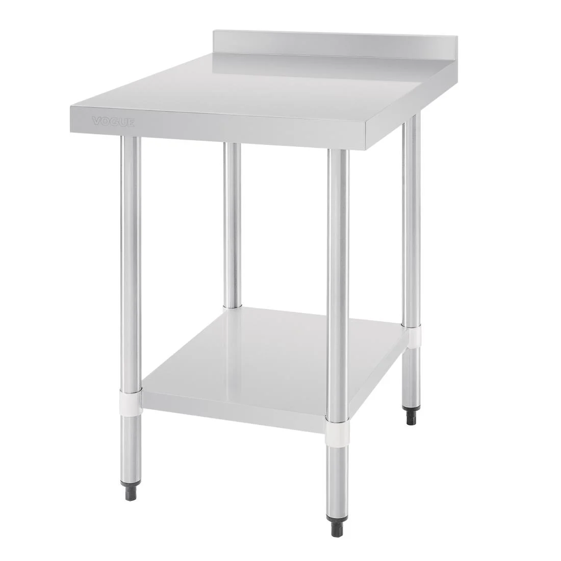 Vogue Stainless Steel Table with Upstand 600mm - Image 3