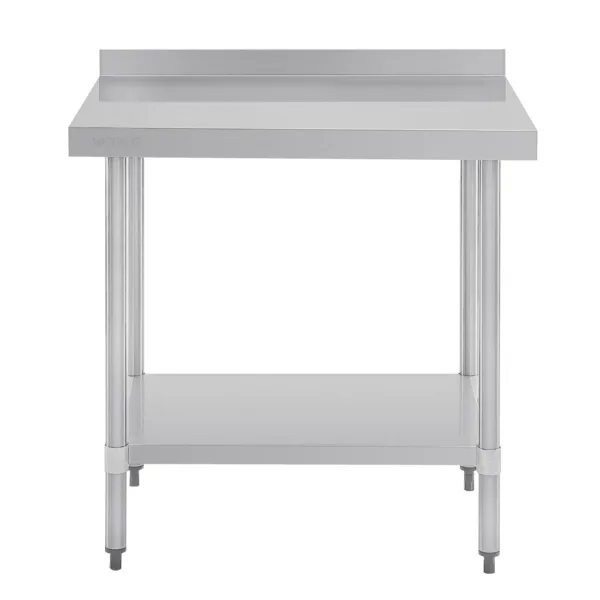 Vogue Stainless Steel Table with Upstand 900mm