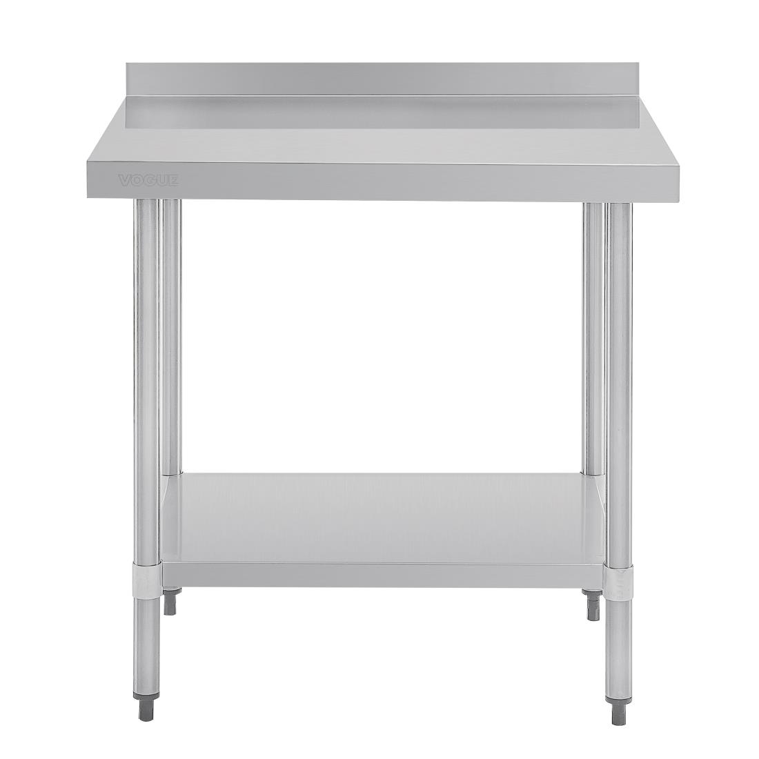 Vogue Stainless Steel Table with Upstand 900mm